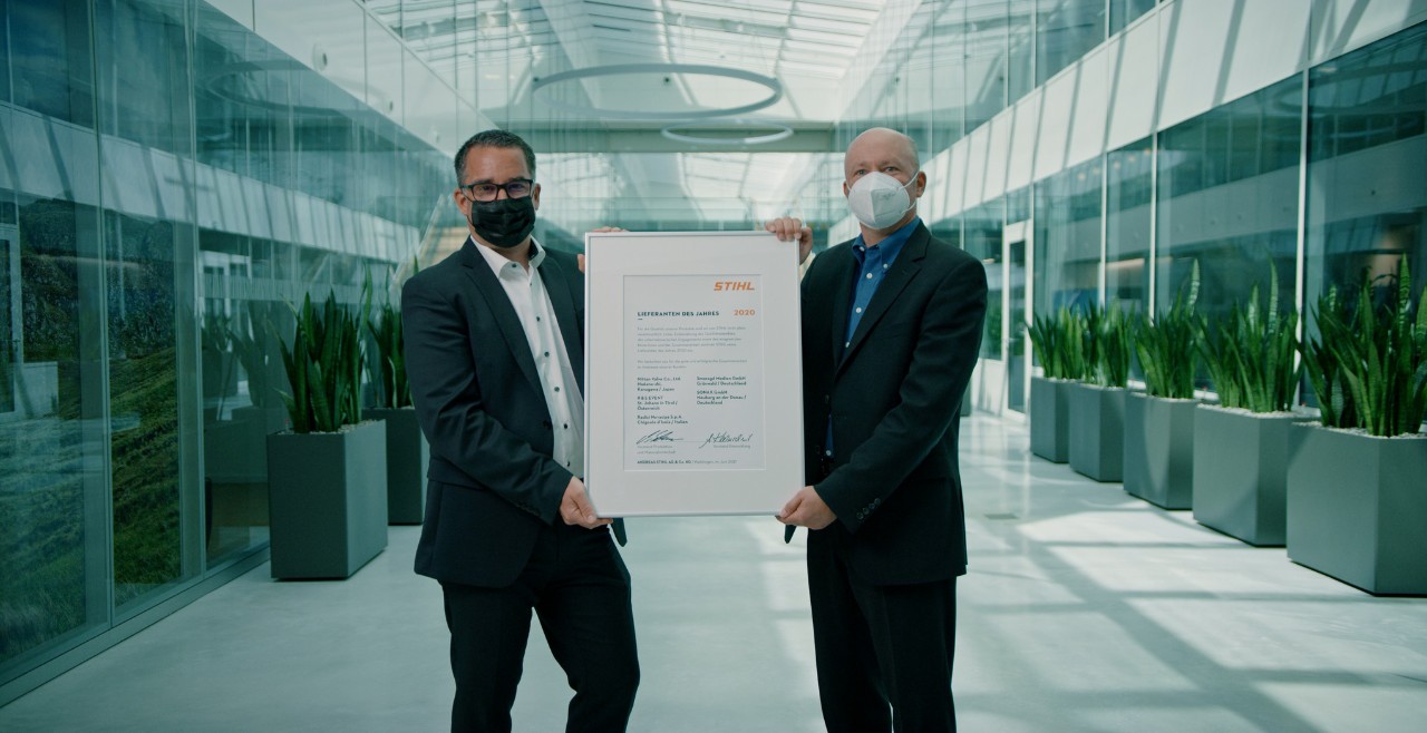 STIHL prämiert „Lieferanten des Jahres 2020”