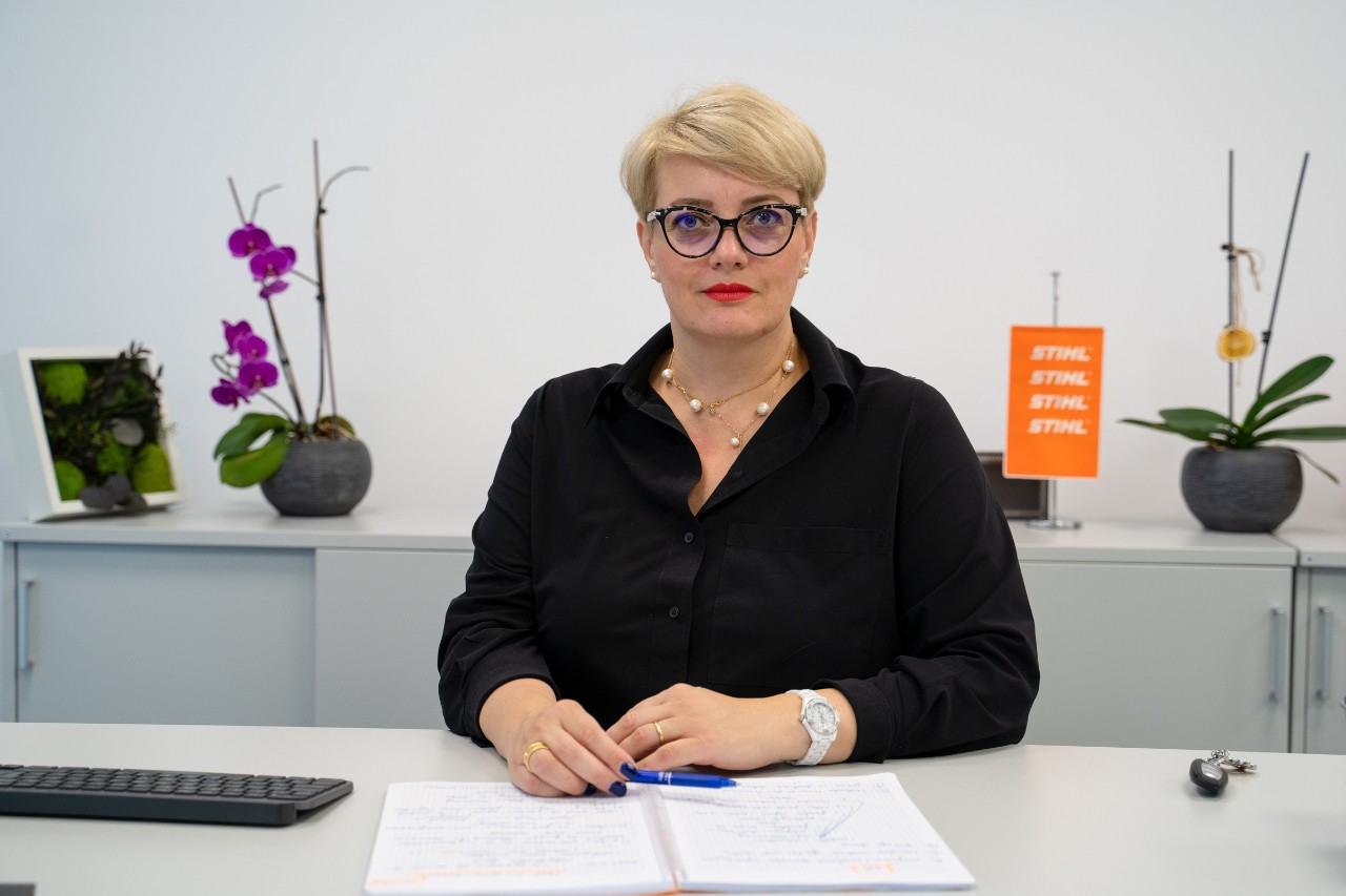 Simona Anca-Mantescu, Geschäftsführerin STIHL Rumänien 